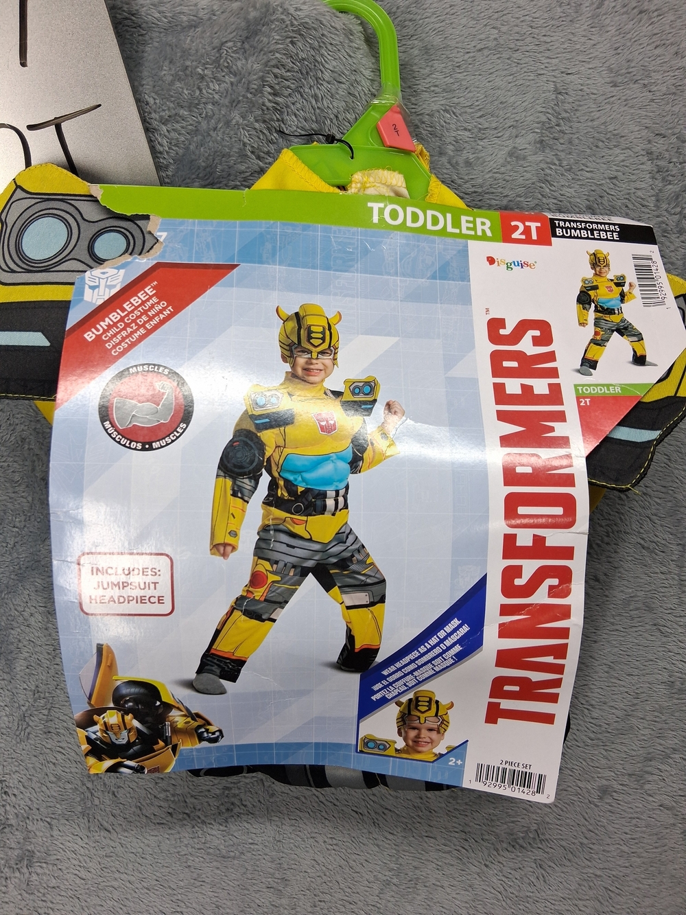 Transformers Bumblebee Toddler Costume - Yellow, Black & Blue
